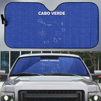 Cape Verde Football Auto Sun Shade Come On Tubaroes Azuis - Blue - Wonder Print Shop