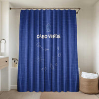 Cape Verde Football Bathroom Set Come On Tubaroes Azuis - Blue - Wonder Print Shop