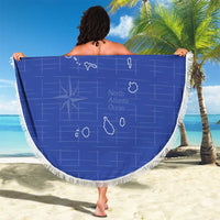 Cape Verde Football Beach Blanket Come On Tubaroes Azuis - Blue - Wonder Print Shop