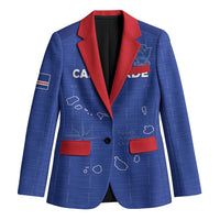 Custom Cape Verde Football Blazer Come On Tubaroes Azuis - Blue - Wonder Print Shop