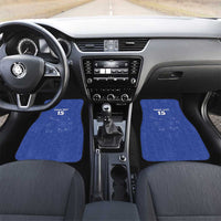 Custom Cape Verde Football Car Mats Come On Tubaroes Azuis - Blue - Wonder Print Shop