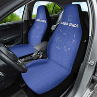 Cape Verde Football Car Seat Cover Come On Tubaroes Azuis - Blue - Wonder Print Shop
