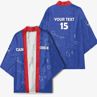 Custom Cape Verde Football Kimono Come On Tubaroes Azuis - Blue - Wonder Print Shop
