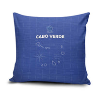 Cape Verde Football Pillow Cover Come On Tubaroes Azuis - Blue - Wonder Print Shop