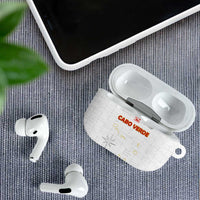 Cape Verde Football AirPods Case Come On Tubaroes Azuis - White - Wonder Print Shop