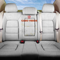 Cape Verde Football Back Car Seat Cover Come On Tubaroes Azuis - White - Wonder Print Shop