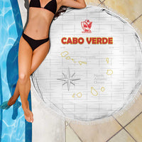 Cape Verde Football Beach Blanket Come On Tubaroes Azuis - White - Wonder Print Shop