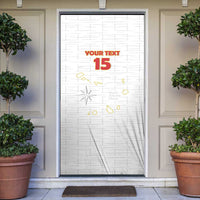 Custom Cape Verde Football Door Cover Come On Tubaroes Azuis - White - Wonder Print Shop