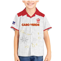 Custom Cape Verde Football Family Matching Mermaid Dress and Hawaiian Shirt Come On Tubaroes Azuis - White - Wonder Print Shop