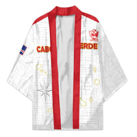 Custom Cape Verde Football Kimono Come On Tubaroes Azuis - White - Wonder Print Shop