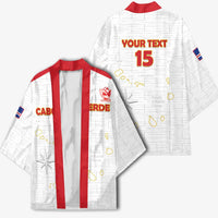Custom Cape Verde Football Kimono Come On Tubaroes Azuis - White - Wonder Print Shop