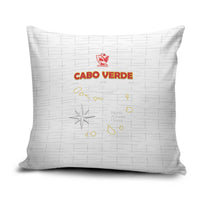 Cape Verde Football Pillow Cover Come On Tubaroes Azuis - White - Wonder Print Shop