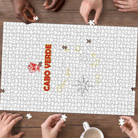 Cape Verde Football Puzzle Come On Tubaroes Azuis - White - undefined