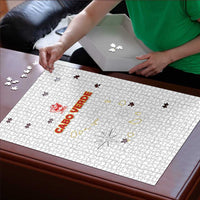 Cape Verde Football Puzzle Come On Tubaroes Azuis - White - undefined