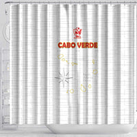 Cape Verde Football Shower Curtain Come On Tubaroes Azuis - White - Wonder Print Shop