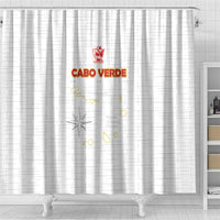 Cape Verde Football Shower Curtain Come On Tubaroes Azuis - White - Wonder Print Shop