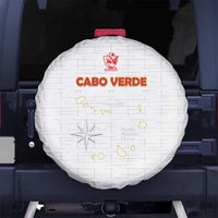 Cape Verde Football Spare Tire Cover Come On Tubaroes Azuis - White - Wonder Print Shop