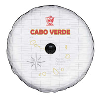Cape Verde Football Spare Tire Cover Come On Tubaroes Azuis - White - Wonder Print Shop