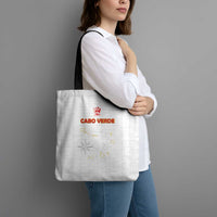 Cape Verde Football Tote Bag Come On Tubaroes Azuis - White - Wonder Print Shop