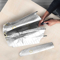 Cape Verde Football Umbrella Come On Tubaroes Azuis - White - Wonder Print Shop