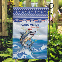 Cape Verde Football Christmas Garden Flag Feliz Natal Tubaroes Azuis - Wonder Print Shop