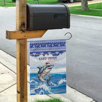 Cape Verde Football Christmas Garden Flag Feliz Natal Tubaroes Azuis - Wonder Print Shop