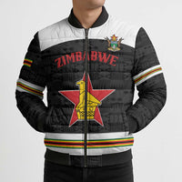 Custom Hockey Zimbabwe Bomber Puffer Jacket Go Champions - Wonder Print Shop