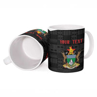 Custom Hockey Zimbabwe Ceramic Mug Go Champions - Wonder Print Shop
