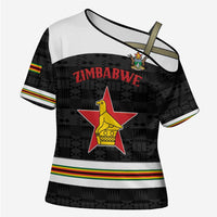 Custom Hockey Zimbabwe Cross Shoulder Shirt Go Champions - Wonder Print Shop