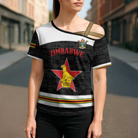 Custom Hockey Zimbabwe Cross Shoulder Shirt Go Champions - Wonder Print Shop