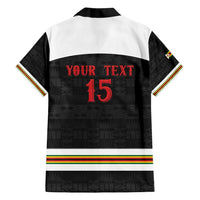 Custom Hockey Zimbabwe Family Matching Off Shoulder Short Dress and Hawaiian Shirt Go Champions - Wonder Print Shop