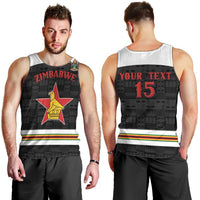 Custom Hockey Zimbabwe Men Tank Top Go Champions - Wonder Print Shop