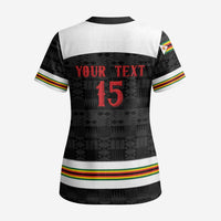 Custom Hockey Zimbabwe Scrub Top Go Champions - Wonder Print Shop