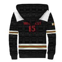 Custom Hockey Zimbabwe Sherpa Hoodie Go Champions - Wonder Print Shop