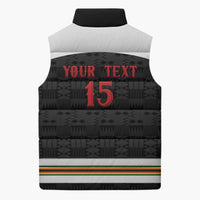 Custom Hockey Zimbabwe Sleeveless Puffer Jacket Go Champions - Wonder Print Shop