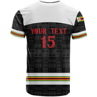 Custom Hockey Zimbabwe T Shirt Go Champions - Wonder Print Shop