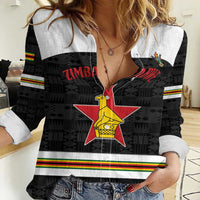 Custom Hockey Zimbabwe Women Casual Shirt Go Champions - Wonder Print Shop