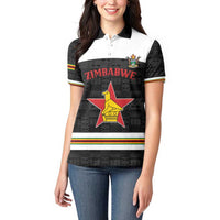 Custom Hockey Zimbabwe Women Polo Shirt Go Champions - Wonder Print Shop