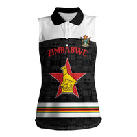 Custom Hockey Zimbabwe Women Sleeveless Polo Shirt Go Champions - Wonder Print Shop