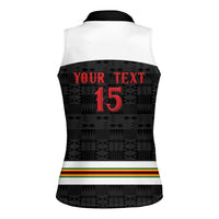 Custom Hockey Zimbabwe Women Sleeveless Polo Shirt Go Champions - Wonder Print Shop