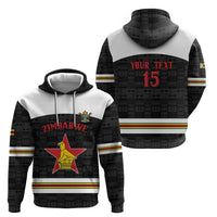 Custom Hockey Zimbabwe Zip Hoodie Go Champions - Wonder Print Shop