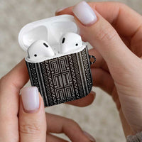Mali Mud Cloth AirPods Case Bogolanfini Pattern - Wonder Print Shop