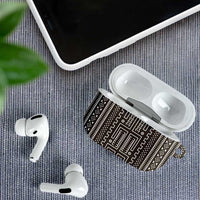 Mali Mud Cloth AirPods Case Bogolanfini Pattern - Wonder Print Shop