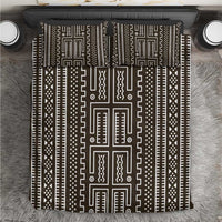 Mali Mud Cloth Bedding Set Bogolanfini Pattern - Wonder Print Shop