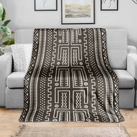 Mali Mud Cloth Blanket Bogolanfini Pattern - Wonder Print Shop