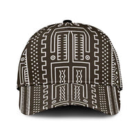 Mali Mud Cloth Classic Cap Bogolanfini Pattern - Wonder Print Shop