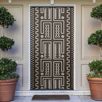 Mali Mud Cloth Door Cover Bogolanfini Pattern - Wonder Print Shop