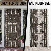 Mali Mud Cloth Door Cover Bogolanfini Pattern - Wonder Print Shop