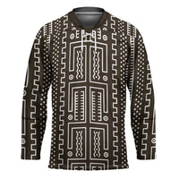 Mali Mud Cloth Hockey Jersey Bogolanfini Pattern - Wonder Print Shop