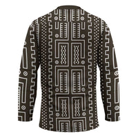 Mali Mud Cloth Hockey Jersey Bogolanfini Pattern - Wonder Print Shop